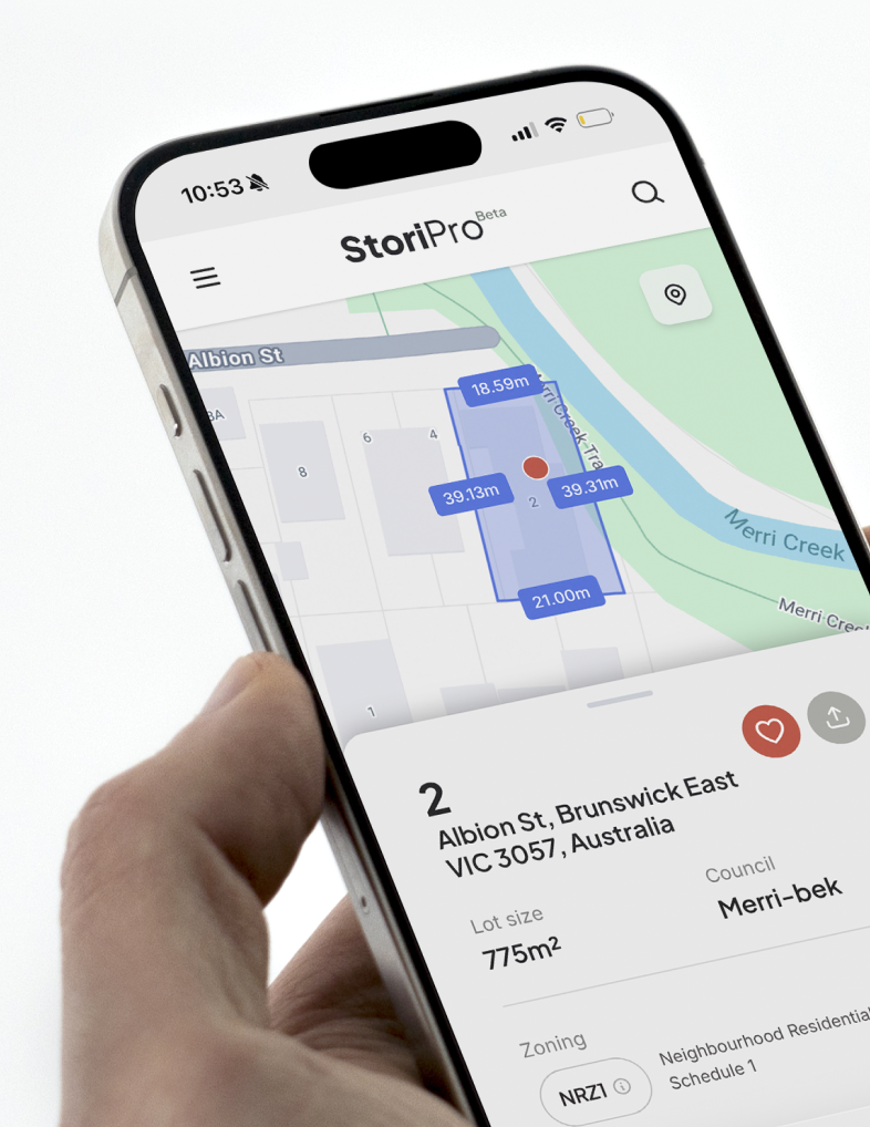 Property development site visualization